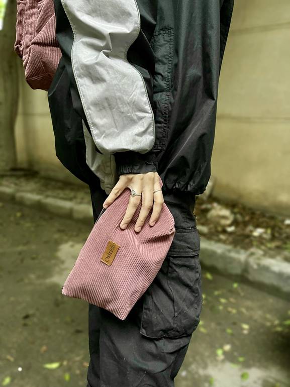 Makeup bag - light cashmere