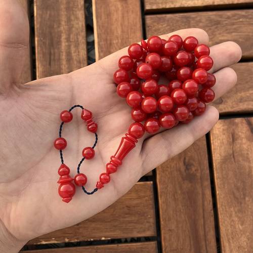 ما يسمى بكلايت (خامة مصنعة جديدة) عدد الخرز 51 مقاس 10ملي 