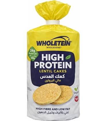 Wholetein High Protein Lentil Cakes 120g
