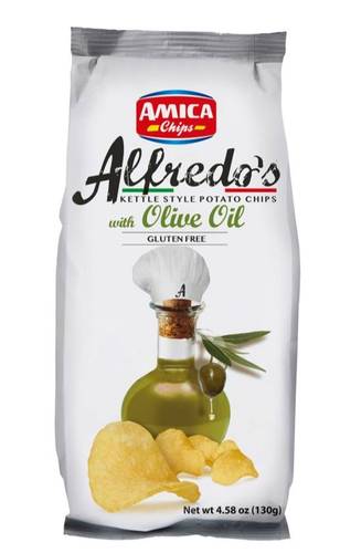 Alfredo's Chips With Olive Oil 130g