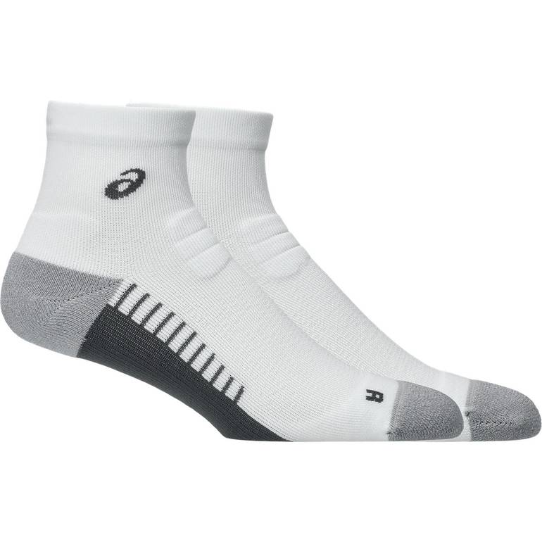 PERFORMANCE RUN SOCK QUARTER WHITE - XL