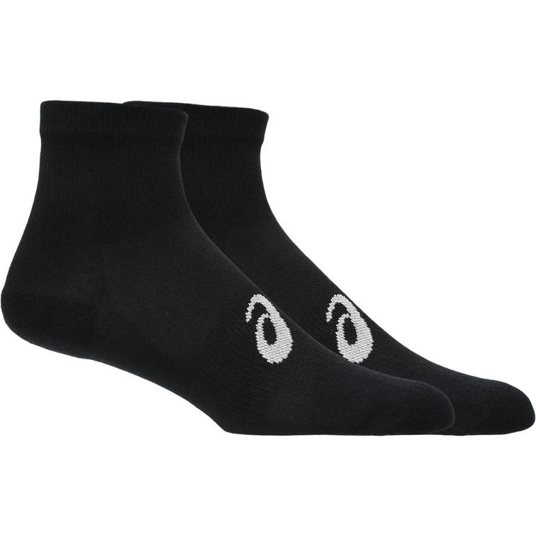 3 PACK QUARTER SOCK  (Black) - L