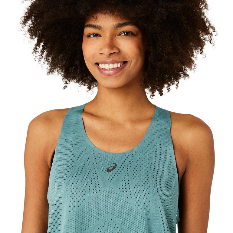 Asics-METARUN TANK  تي شيرت نسائي - XS