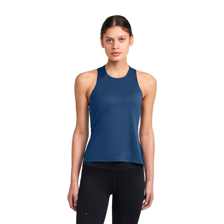 On-Running Performance Tank Denim/Navy تي شيرت - S