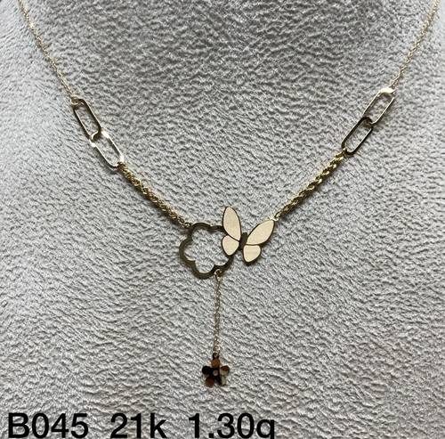 عقد ذهب عيار 21