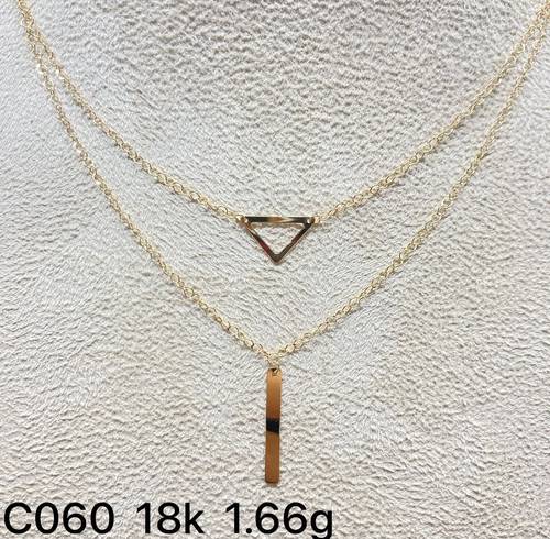 عقد ذهب عيار 18