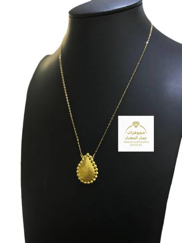 عقد ذهب عيار 21