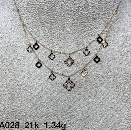 عقد ذهب عيار 21