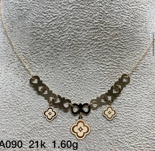 عقد ذهب عيار 21