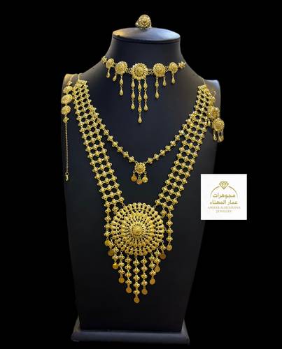 طقم جابر ذهب عيار 21