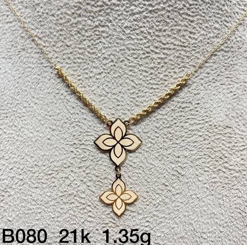 عقد ذهب عيار 21