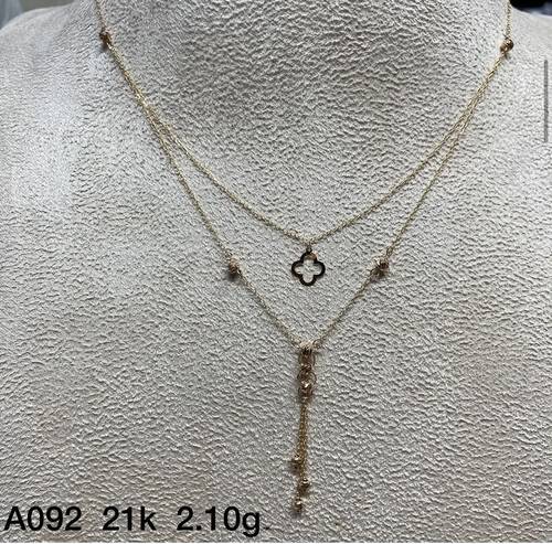 عقد ذهب عيار 21