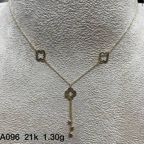 عقد ذهب عيار 21