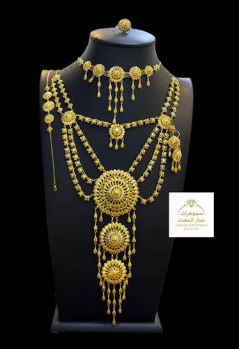 طقم جابر ذهب عيار 21