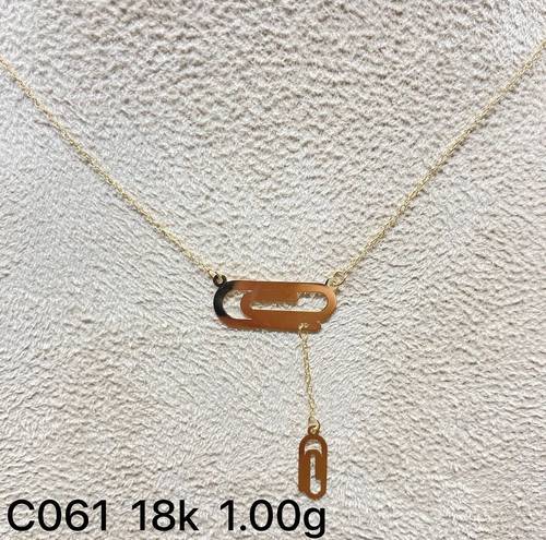 عقد ذهب عيار 18
