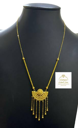 عقد جابر ذهب عيار 21