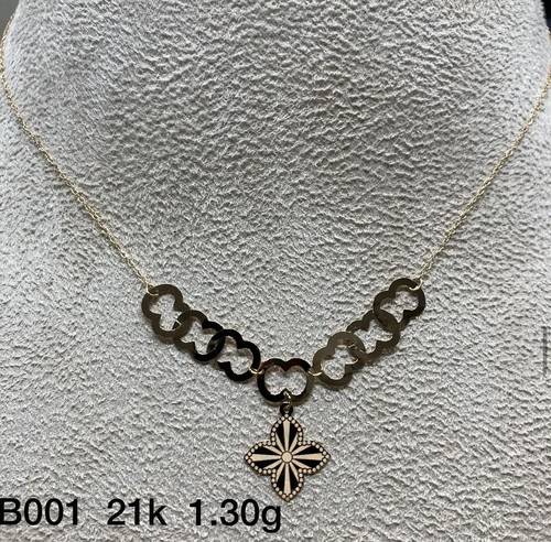 عقد ذهب عيار 21