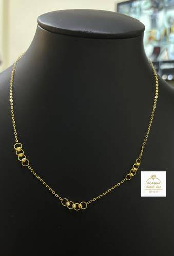 عقد ذهب عيار 21