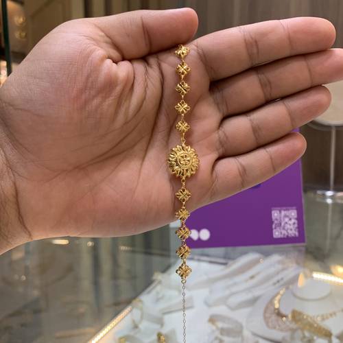 سوارة جابر ذهب عيار 21