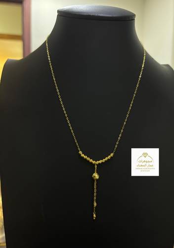 عقد ذهب عيار 21