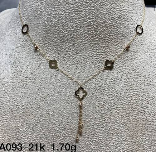 عقد ذهب عيار 21
