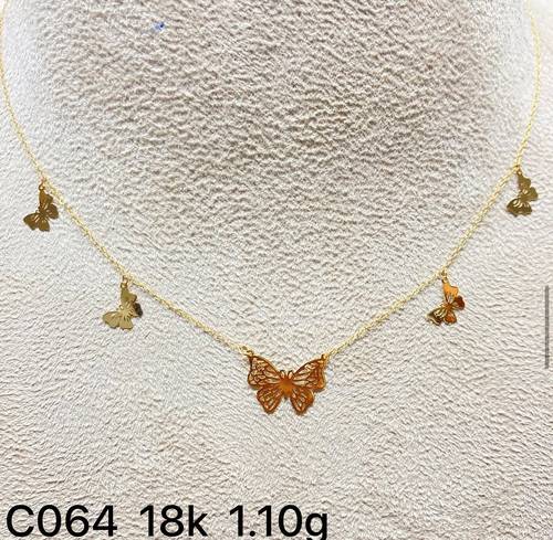 عقد ذهب عيار 18