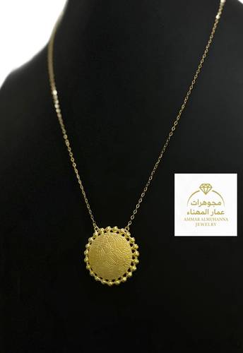 عقد ذهب عيار 21