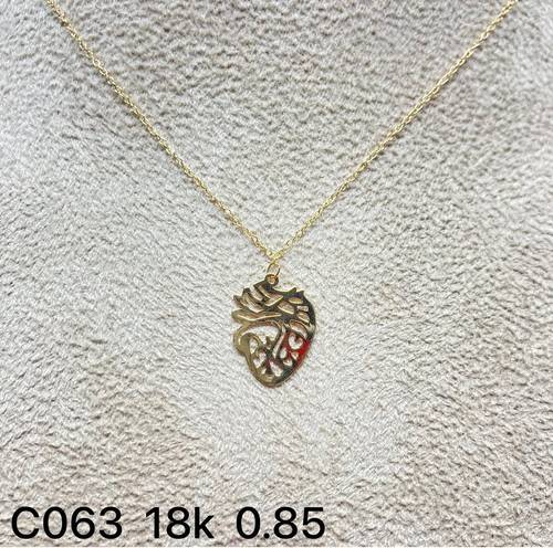 عقد ذهب عيار 18