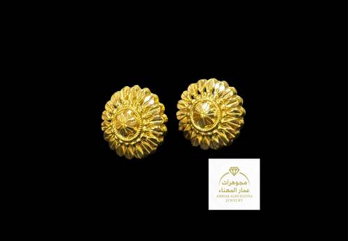 حلق جابر ذهب عيار 21