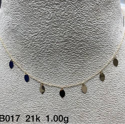 عقد ذهب عيار 21