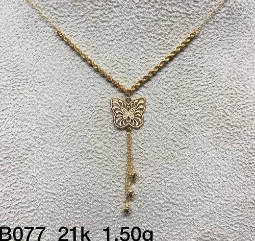 عقد ذهب عيار 21