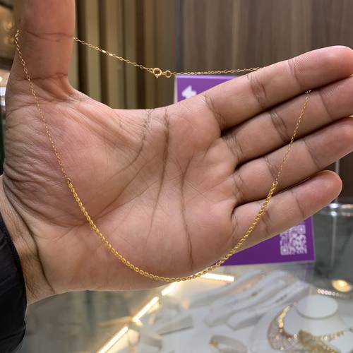 عقد المبروم ذهب عيار 21