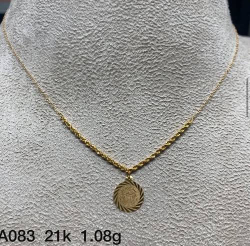 عقد طبعة الجنيه ذهب عيار 21