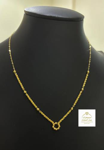 عقد ذهب عيار 21