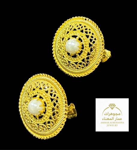 حلق ذهب عيار 21