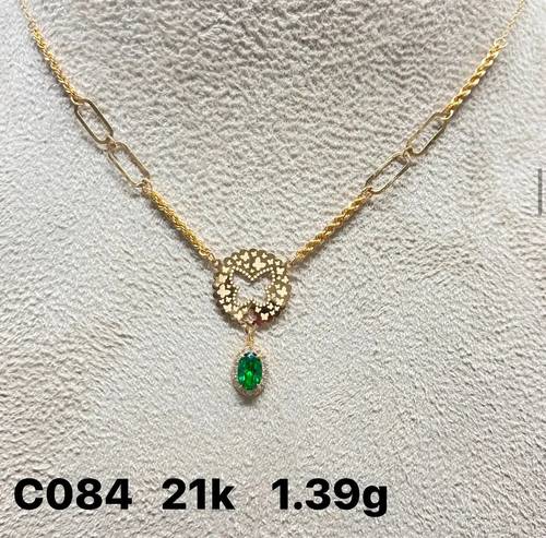 عقد ذهب عيار 21