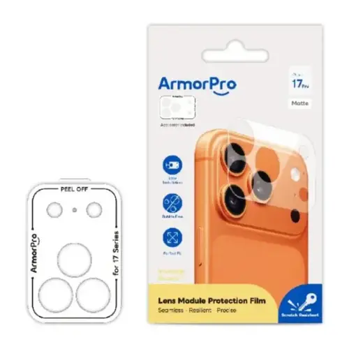 حماية عدسات كاميرات ايفون 17 برو / ماكس Armor pro