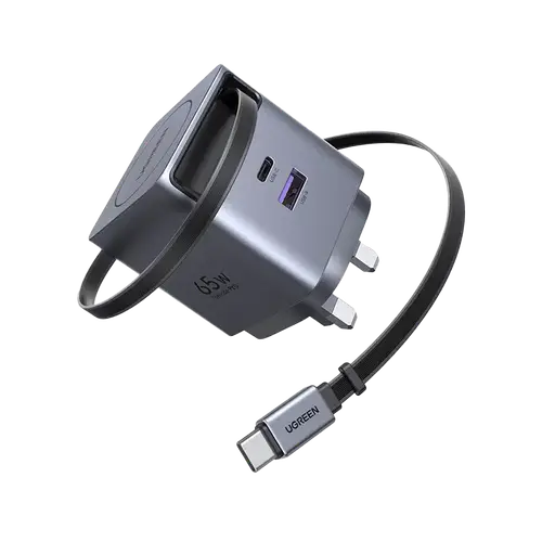فيش جداري يوجرين 65 واط Nexode Pro مع كابل USB-C مدمج