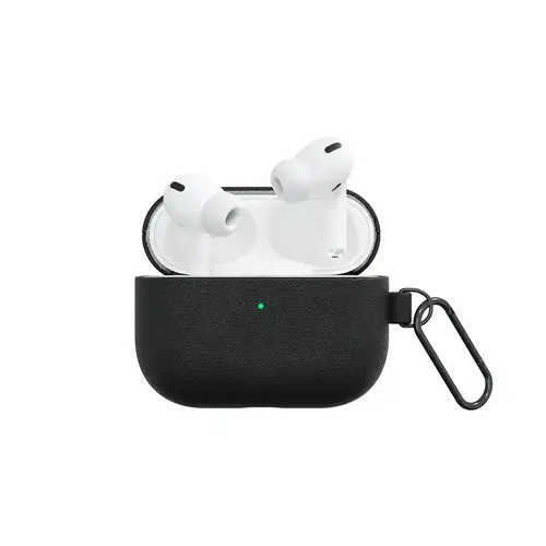 جراب سماعة Airpods 3 pro جلد من جرين ليون - أسود