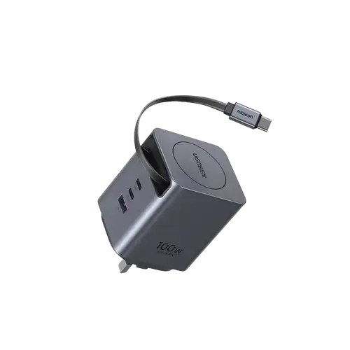 فيش جداري يوجرين 100 واط Nexode Pro مع كابل USB-C مدمج