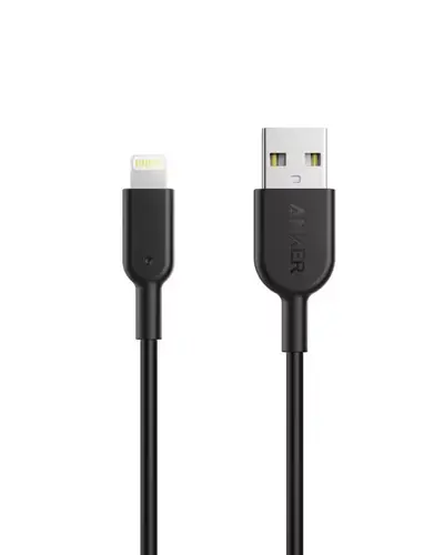 كابل لايتنينج USB أنكر Powerline II بطول 1.8 متر أسود