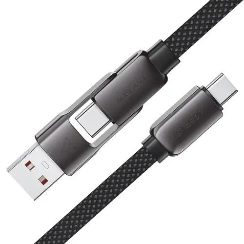 كابل تايب سي إلى USB-A / USB-C بقدرة 60 واط وطول 1.2 متر من ACEFAST
