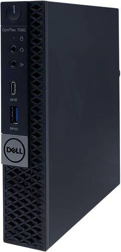 ديل - جهاز كمبيوتر Dell Optiplex 7060 ميكرو  انتل كور i7 الجيل الثامن ، ذاكرة   ، 16GB DDR4  رام ، 256GB NVMe SSD ، واي فاي ، HDMI ، وندوز 10 برو اصلي (تم تجديده)