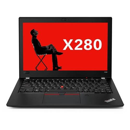 Renewed - ThinkPad X280 Business Laptop With 12.5-Inch Display,Intel Core i3 Processor/8th Generation/8GB RAM/256 GB SSD/Windows 10 Pro english/Arabic  Black
