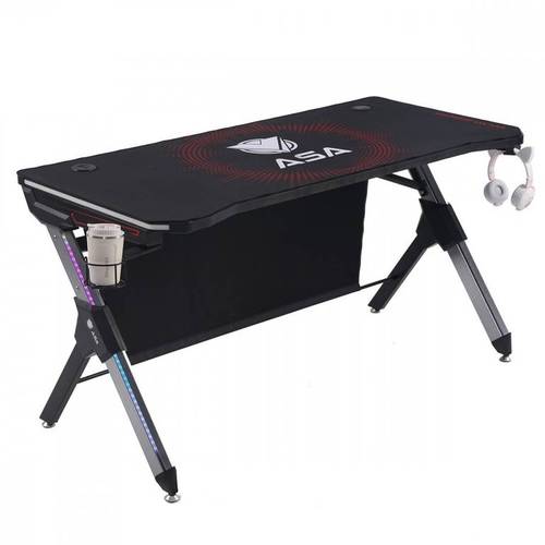 ASA 2000 - RGB gaming table with mouse pad and lighting