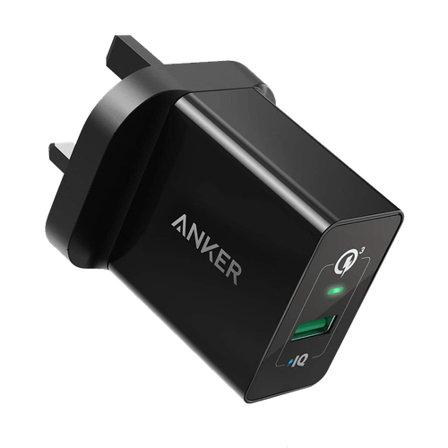 Anker PowerPort Plus 1 wall charger with USB port supports Quick Charge 3.0 at 18W 