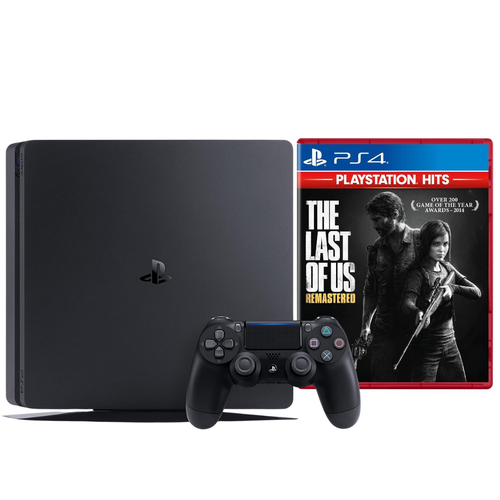 PlayStation 4 500GB with DualShock 4 Controller (Grade A Refurbished) 12 Months Warranty + The Last of Us CD