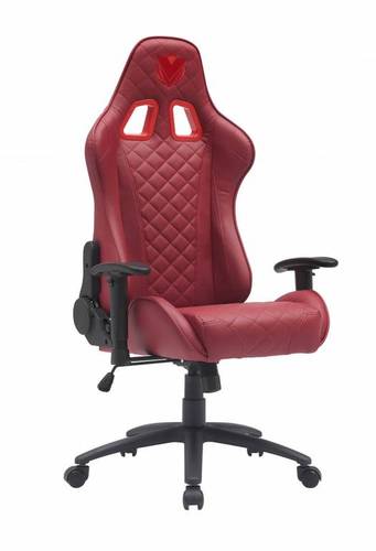 Red diamond gaming chair from ASA with two special pillows for the back and neck