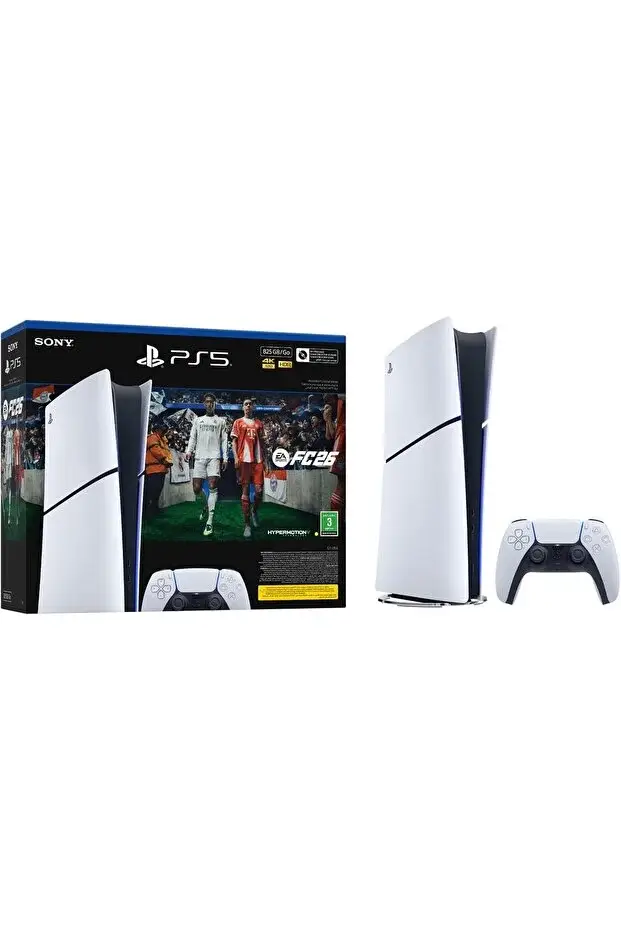 جهاز ألعاب بلايستيشن 5 ديجيتال سوني مع لعبة EA Sports FC 26 (نسخة فيفا الجديدة)