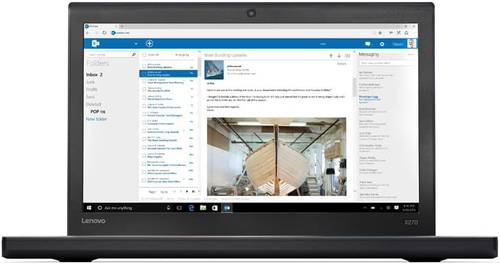 Renewed - ThinkPad X270 Business Laptop With 12.5 inch Display,Intel Core i3-6th Generation CPU/8GB DDR4 RAM/180GB SSD/Windows 10 Pro English/Arabic Black